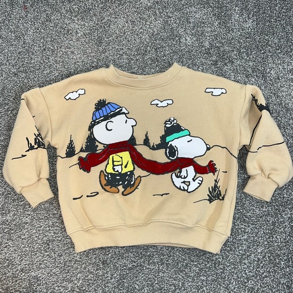 Zara snoopy Sweatshirt 2-3 years - Picture 3 of 10